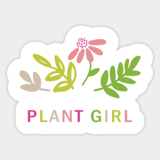 Plant girl Sticker